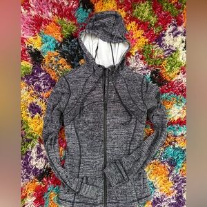 lululemon athletica Gray Hooded Jacket